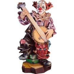 Clown banjo player