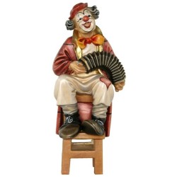 Clown mit Harmonika