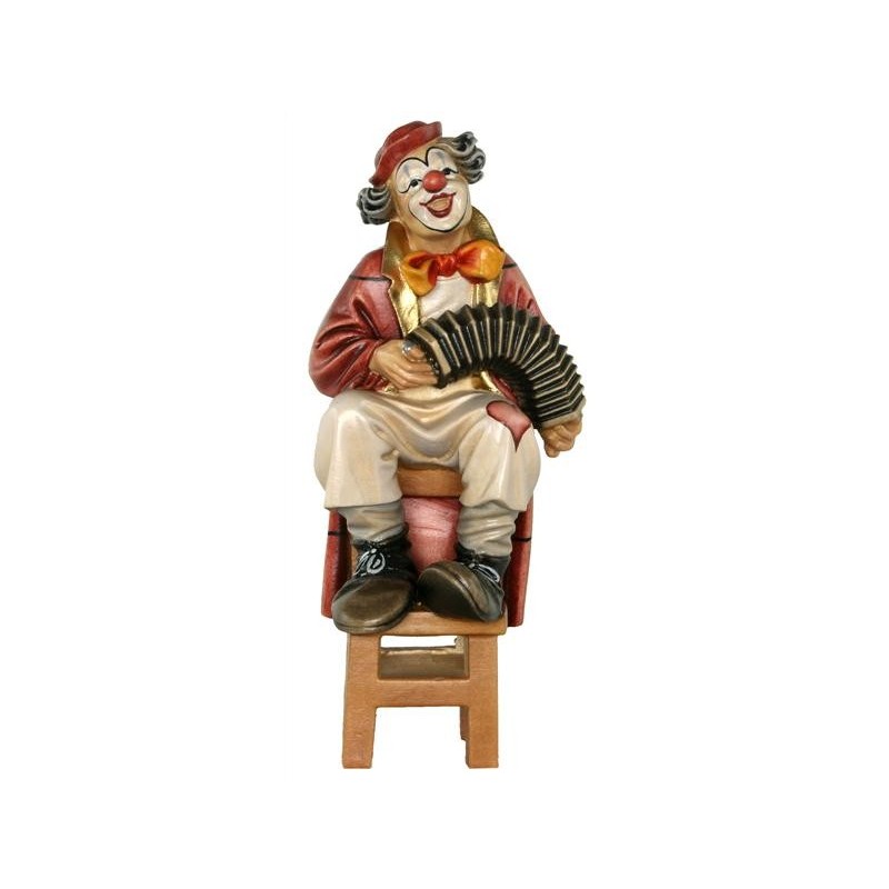 Clown con armonica