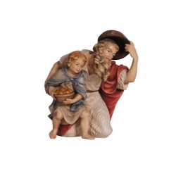 HE Shepherd kneeling with boy