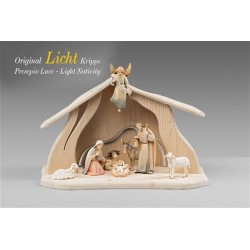 Light Nativita SET 8 figurines+Stable Light