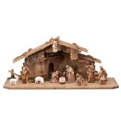 ZI Nativity Set 14 pcs. - stable Holy Night